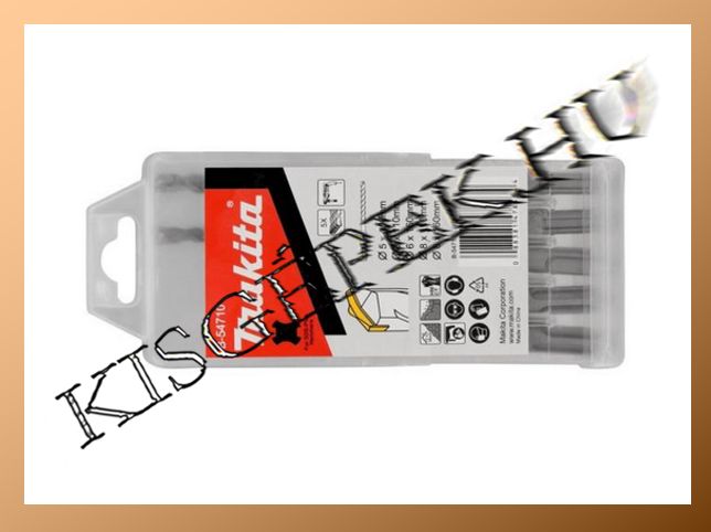 SDS-Plus V-plus fúrókészlet 5db-os Makita 5,6,8x110mm, 6,8x160mm