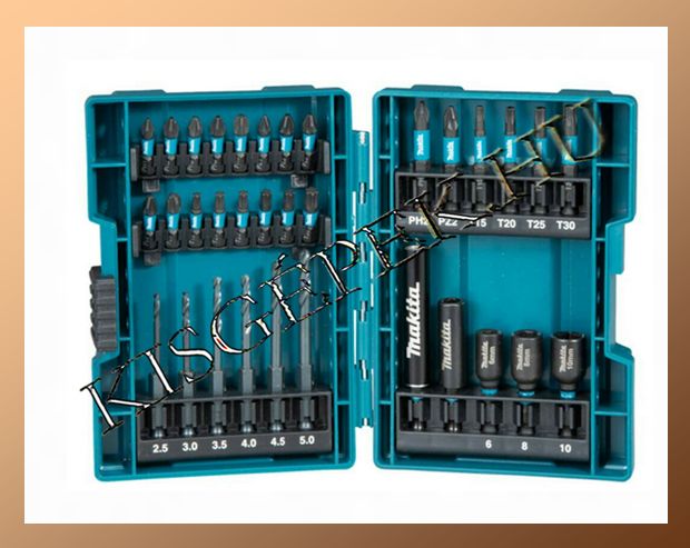 Impact BLACK bitkészlet Makita, 33 darabos