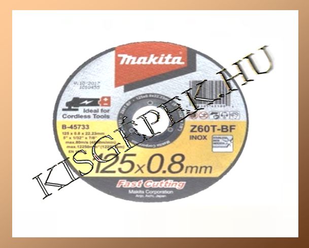 Vágókorong Makita INOX 125x0,8 mm