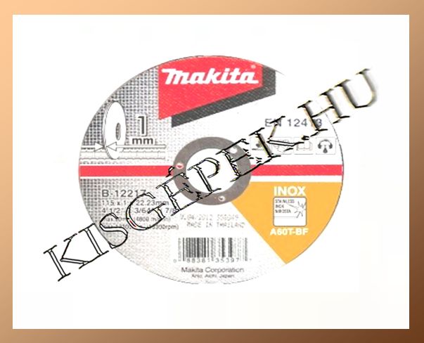 Vágókorong Makita INOX 115x1mm