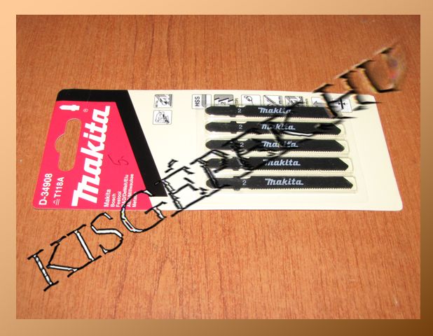 Szúrófűrészlap Makita HSS - FÉM, általános, TPI:21, L:75mm, 5db