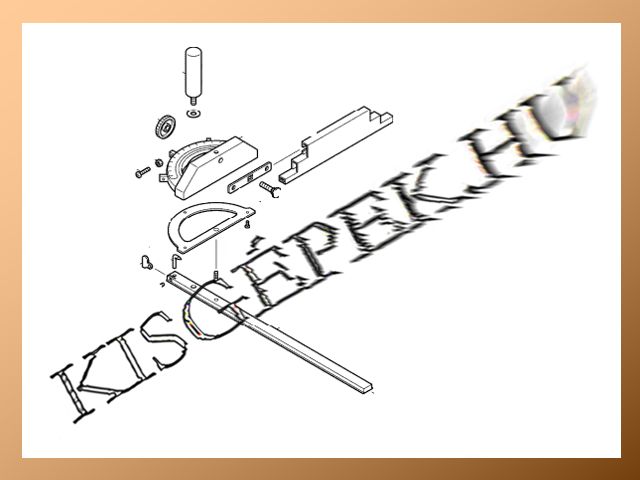 Szögvezető Makita 2704, kpl.