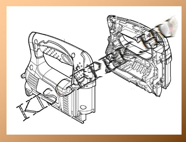 Motorház MAkita 4326, 4327, 4328, 4329