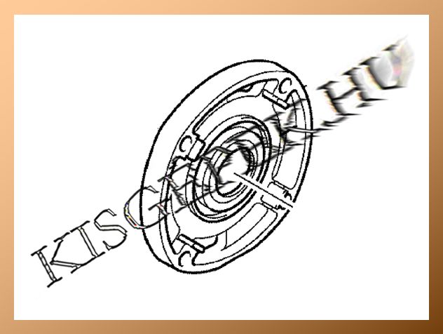 Fogaskerékház fedél Makita 9527NB, 9528NB