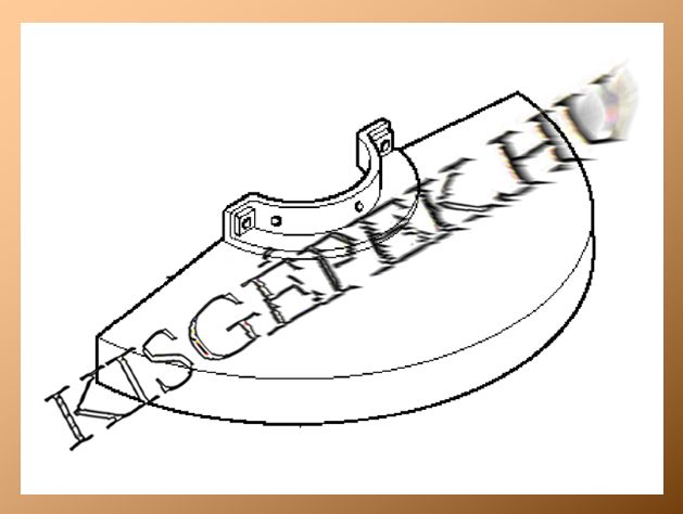 Tárcsavédő burkolat Makita 9609HB, 9609NB, 230 mm