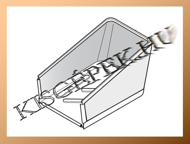 Fűgyűjtő kosár Makita ELM4600, ELM4601, PLM4101, PLM4600, PLM4601, PLM4602
