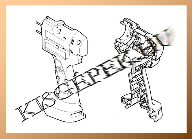 Motorház Makita BFH040F, BFH120F, szett