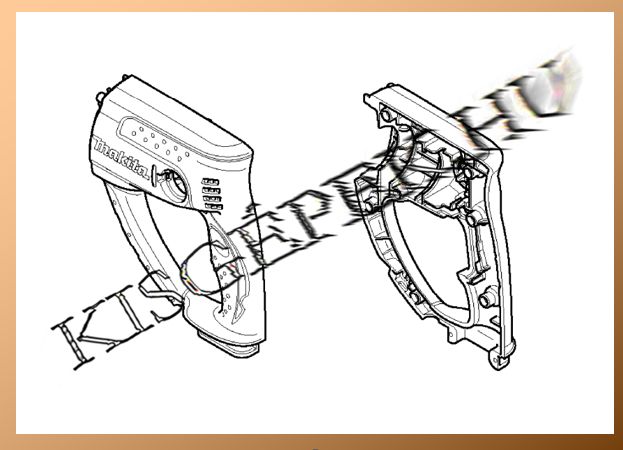 Motorház Makita BHR202, DHR202, szett