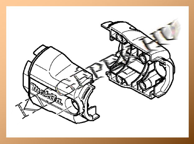 Motorház Makita BJV140, BJV180, szett