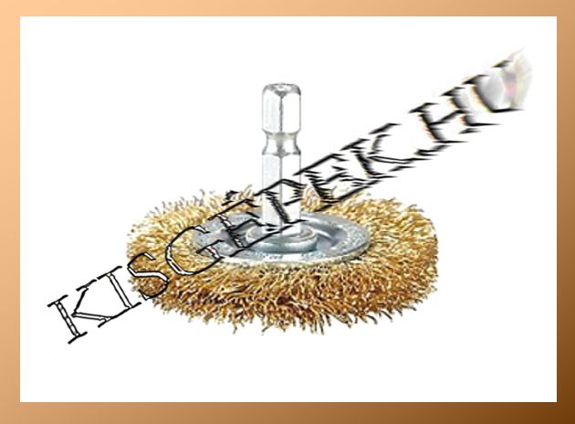 T2 drótkorong sárgaréz bevonattal 100mm 1/4", Makita