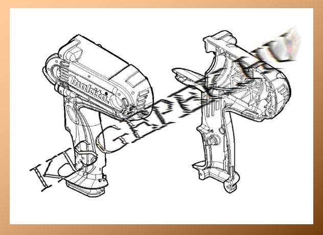 Motorház Makita BTW450, szett