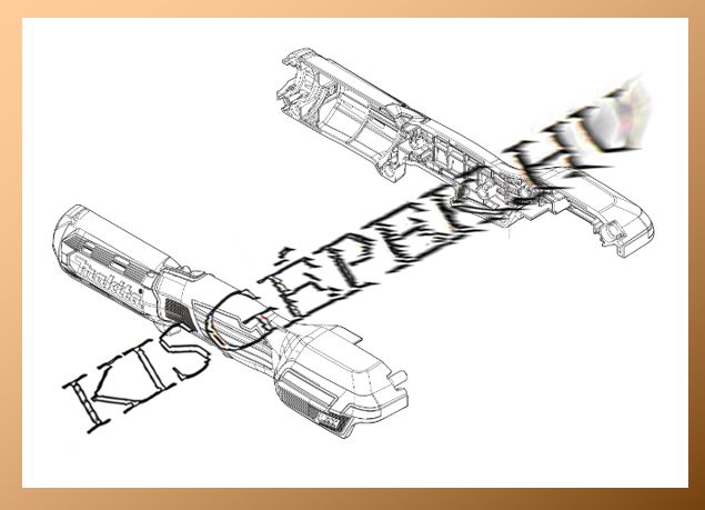 Motorház Makita DWR180, szett