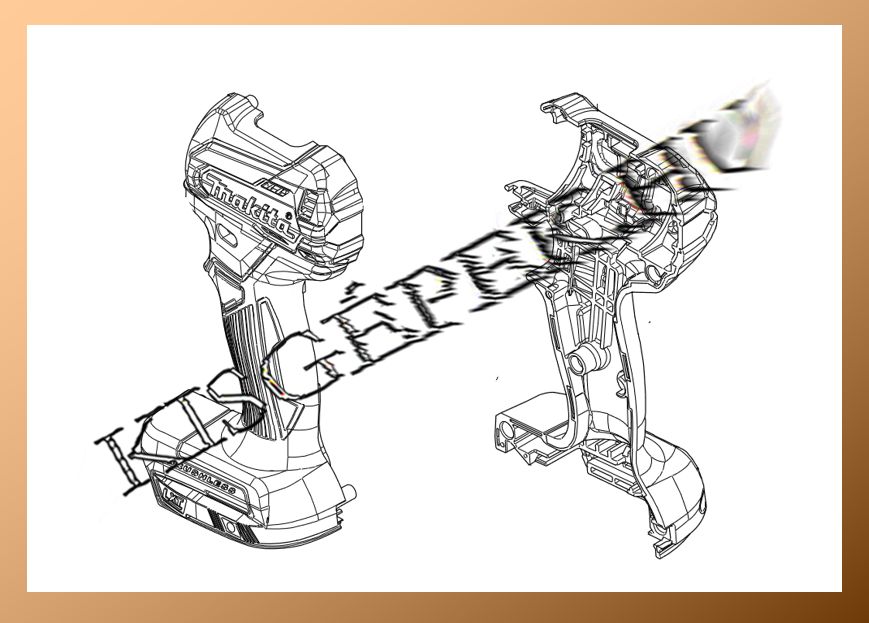 Motorház szett Makita DDF083, DDF483, DHP483