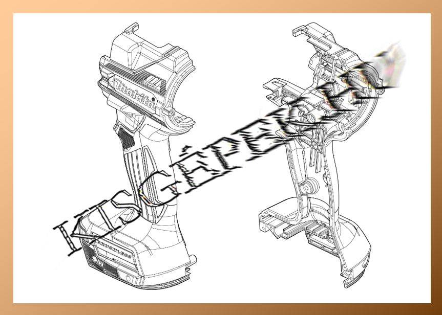 Motorház szett Makita DDF486, DHP486