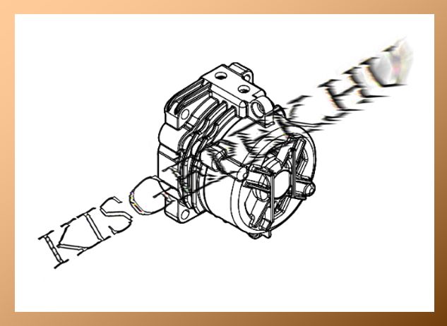 Motor ház Makita JR001G