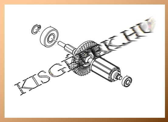 Forgórész Makita DFS250, DFS251, kpl. 