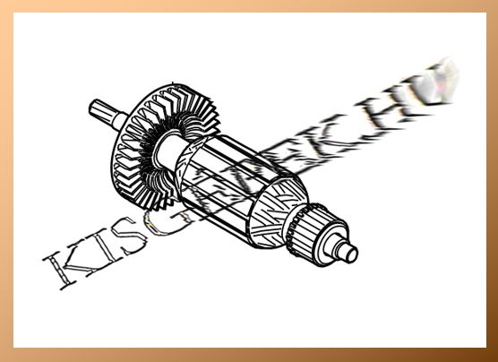 Forgórész Makita HP1630, HP1631