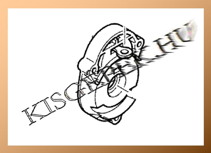 Fogaskerékház fedél Makita HP2051, HP2070, HP2071