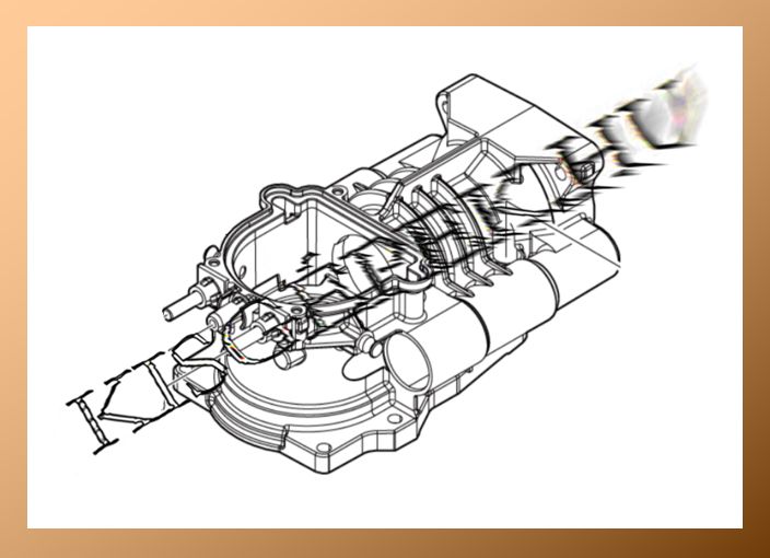 Forgattyúsház Makita HM002