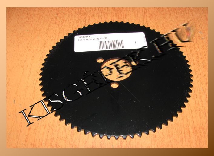 Lánckerék Hecht, 72 fogas