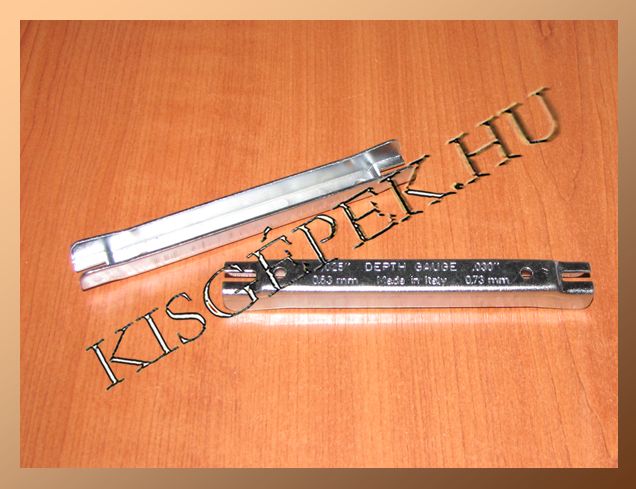 Reszelő sablon, mélységhatárolós Komb