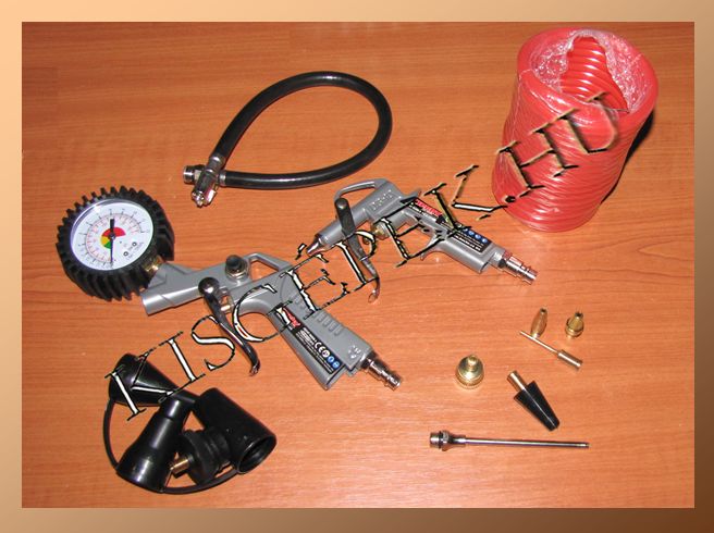 Kompresszor pisztoly adapter és tömlő Hecht 2026, 2052, 2353, 2806