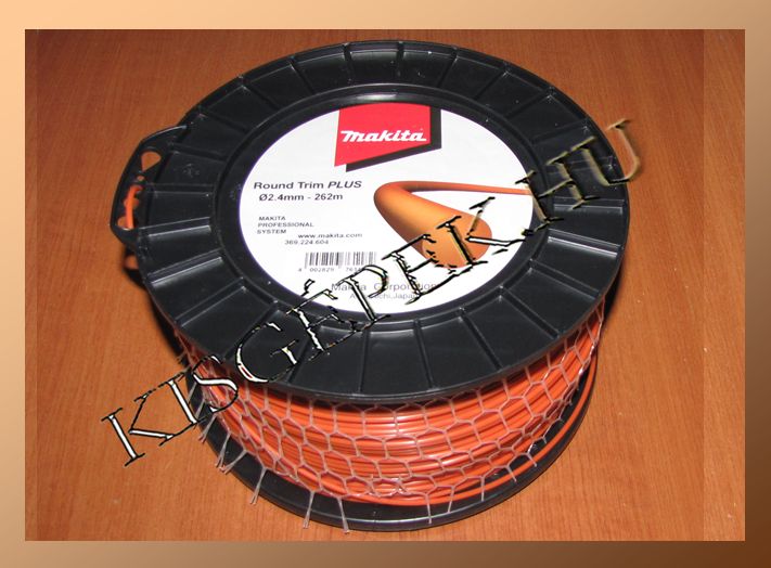 Damil 2,4 mm x 262 m, Makita, farmer kerek